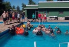 Bomberos voluntarios se capacitaron en buceo y rescate acuático
