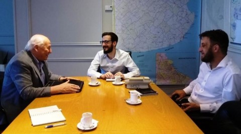 Álvarez se reunió con el nuevo Ministro de Infraestructura Provincial