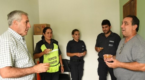 El Intendente compartió un brindis con los Inspectores Municipales