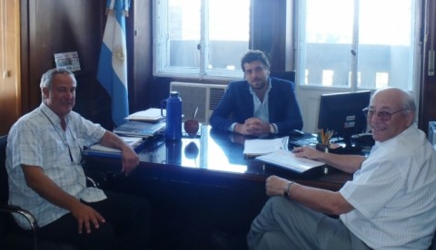 Importantes reuniones de Álvarez con Provincia y Nación