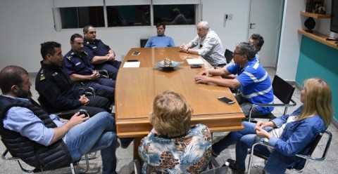 Álvarez se reunió con el Jefe Departamental de Policía 