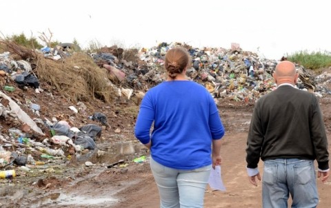 Un técnico del OPDS recorrió el basurero municipal