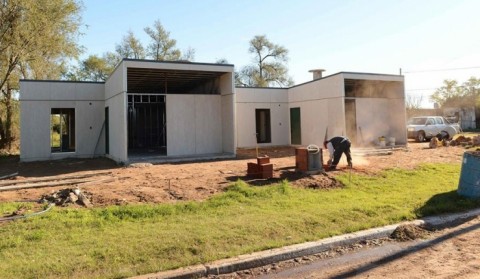 Avanza la obra de viviendas en Quenumá