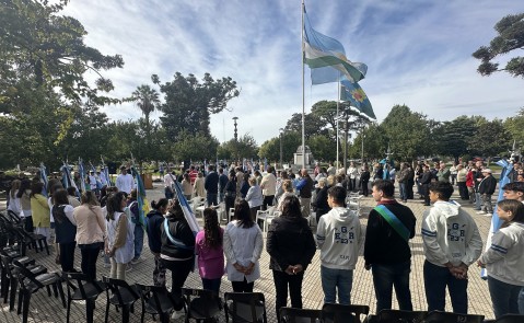 Conmemoraron la gesta de Malvinas en la Plaza Principal