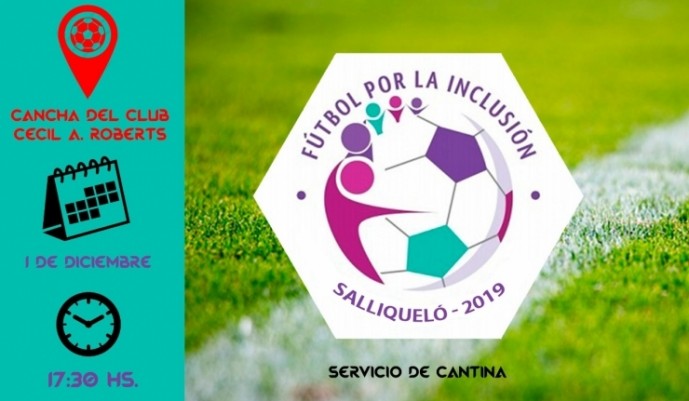 Este domingo, 4ta Edición de "Fútbol por la Inclusión"