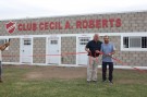Emotiva inauguración de vestuarios en el Cecil A. Roberts 