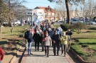 El banderazo convocó a más de un centenar de manifestantes