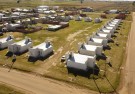 Verificaron el avance de obra de las viviendas del Plan Bonaerense 