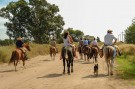 Cabalgaron casi 400 km hasta llegar a Salliqueló