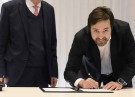 Succurro estuvo presente en la firma de convenios entre Kicillof y Ziliotto