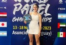 Delfina Cerdá Saavedra participó del Mundial de Padel de Menores 