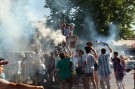 Se desataron los festejos en el centro de la ciudad de Salliqueló