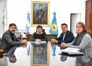 El intendente de Tres Lomas fue recibido por el gobernador Kicillof