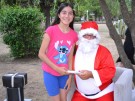 Papá Noel visitó Ingeniero Thompson
