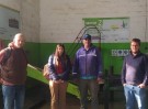 Funcionarios municipales visitaron la Planta de Residuos de Laprida
