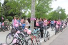 Bicicleteada por el “Día mundial de la lucha contra el cáncer de mama”