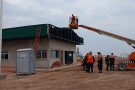 Bomberos Voluntarios realizaron un simulacro en la Planta Compresora