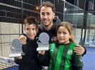 Alumnos de la escuela de padel del Newbery compitieron en Pehuajó