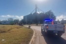 Un motociclista se accidente en la “Rotonda de los Novillos”