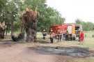 Controlaron rápidamente un principio de incendio en el Aero Club