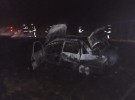 Bomberos voluntarios acudieron a un incendio vehicular en Ruta 85