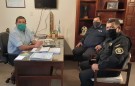 Pacheco se reunió con autoridades de Policía Vial