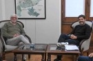 Jorge Carrera visitó ministerios del gobierno provincial
