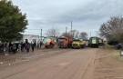 Transportistas se organizaron para celebrar el cumpleaños de un niño