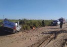 Volcó un automóvil en el camino a Leubucó