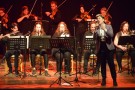 Noche de tango en el teatro de la Sociedad Italiana de Pellegrini