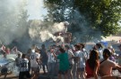 Se desataron los festejos en el centro de la ciudad de Salliqueló