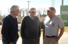 Héctor Gay visitó la sede de la Unión Vecinal