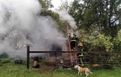 Incendio de vivienda en cercanías del Paseo del Lago