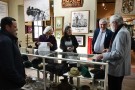 Familiares de Hugo Stroeder visitaron el Museo Municipal