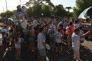 Se desataron los festejos en el centro de la ciudad de Salliqueló