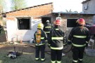 Principio de incendio en una vivienda