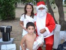 Papá Noel visitó Ingeniero Thompson
