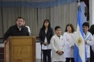 Alumnos de 4to Año realizaron la promesa de lealtad a la bandera