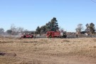Bomberos extinguieron un incendio de pastizales