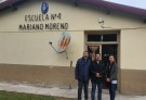 El Director de Equipamiento Escolar visitó instituciones educativas