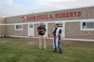 Emotiva inauguración de vestuarios en el Cecil A. Roberts 