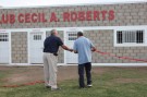Emotiva inauguración de vestuarios en el Cecil A. Roberts 