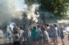 Se desataron los festejos en el centro de la ciudad de Salliqueló
