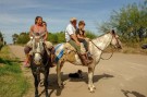 Cabalgaron casi 400 km hasta llegar a Salliqueló