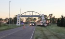 Un automóvil se estrelló contra el Arco del Acceso Centenario