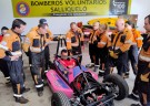 Bomberos se capacitaron sobre rescate en vehículos de competencia