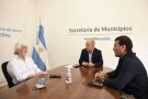 Carrera visitó la Secretaría de Municipios de la Nación