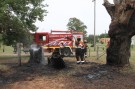 Controlaron rápidamente un principio de incendio en el Aero Club