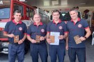 El Cuartel de Bomberos suma cuatro nuevos oficiales 