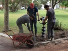 Continúan los trabajos para la puesta en valor de espacios verdes
